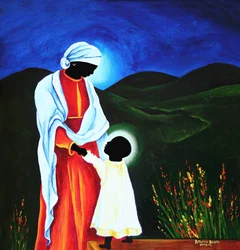 Madonna und Kind - Erste Schritte, 2008